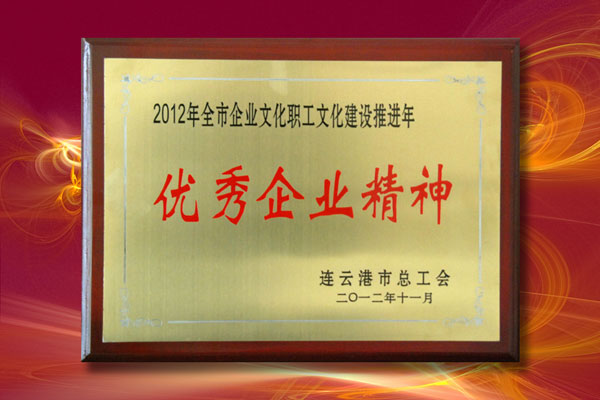 公司價值觀“秉德踐信、正源至善”被評為連云港市優(yōu)秀企業(yè)精神